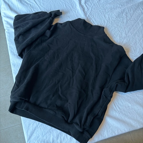 Popflex Active Ooey Gooey Mockneck Sweater in Black - Picture 3 of 5